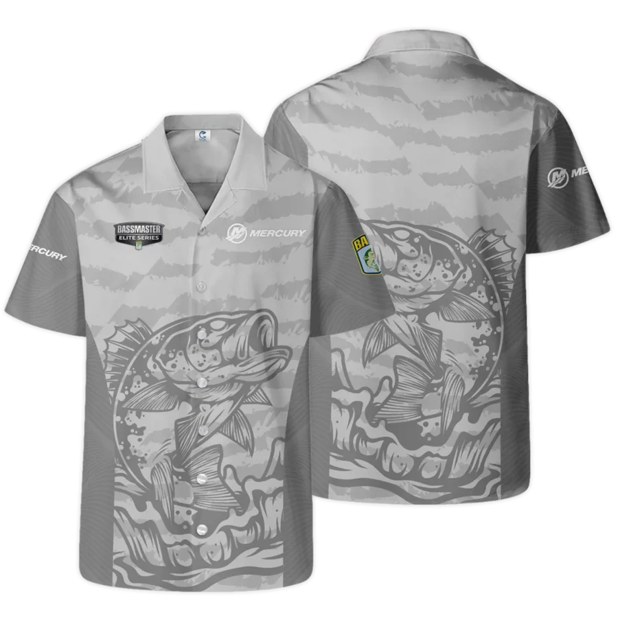 Fishing Tournaments Sport Classic Hawaiian Shirt Mercury Bassmaster Elite Tournament Hawaiian Shirt