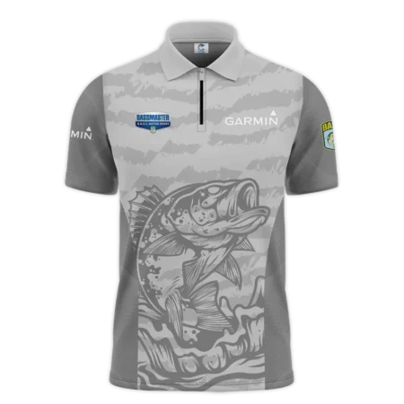 Zipper Polo Fishing Tournaments Sport Classic Polo Shirt Garmin B.A.S.S. Nation Tournament Polo Shirt