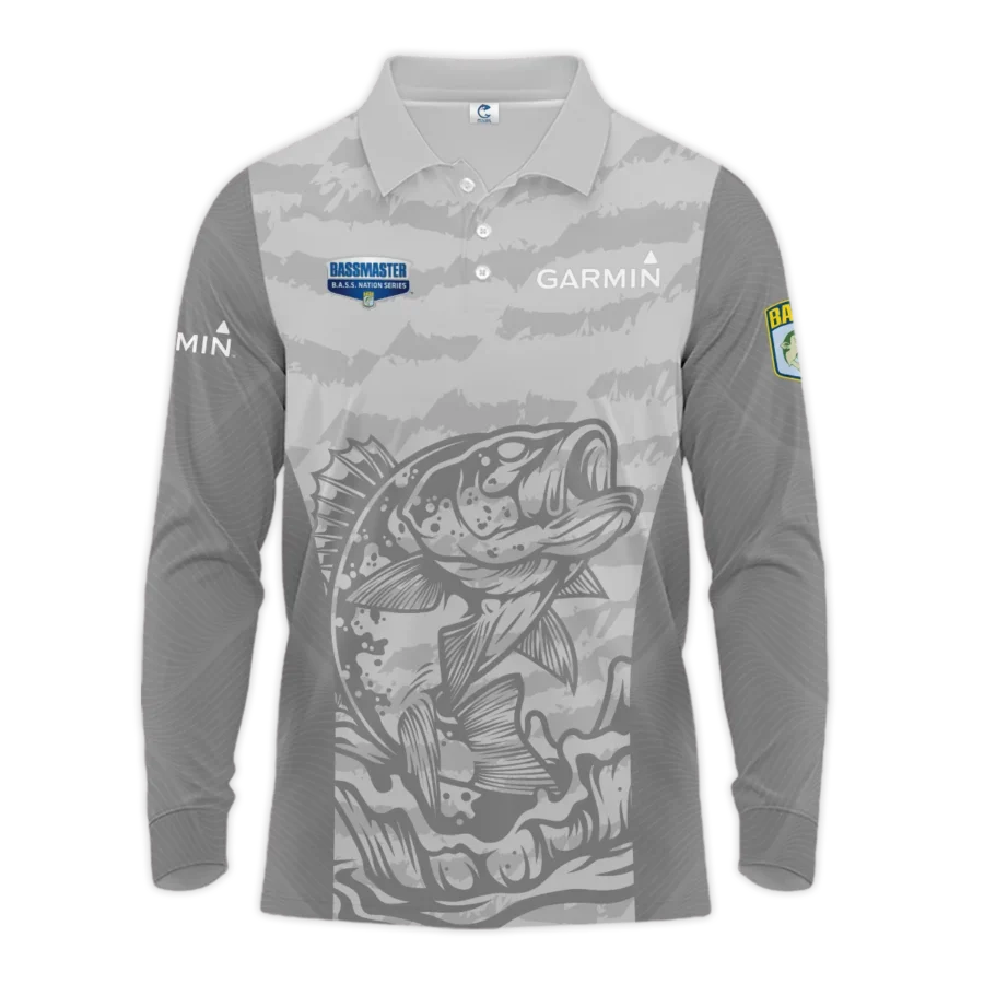 Long Polo Fishing Tournaments Sport Classic Polo Shirt Garmin B.A.S.S. Nation Tournament Polo Shirt