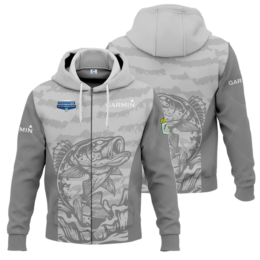 Zipper Hoodie Fishing Tournaments Sport Classic Hoodie Garmin B.A.S.S. Nation Tournament Hoodie