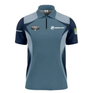 Long Polo Fishing Tournaments Sport Classic Polo Shirt Mercury Bassmaster Elite Tournament Polo Shirt