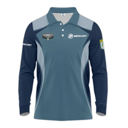 Long Polo Fishing Tournaments Sport Classic Polo Shirt Mercury Bassmaster Elite Tournament Polo Shirt