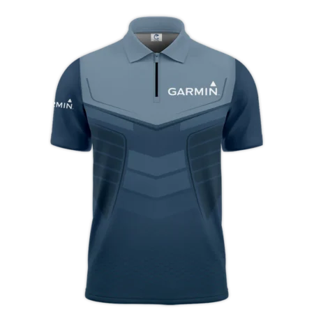 Zipper Polo Fishing Tournaments Sport Classic Polo Shirt Garmin Exclusive Logo Polo Shirt