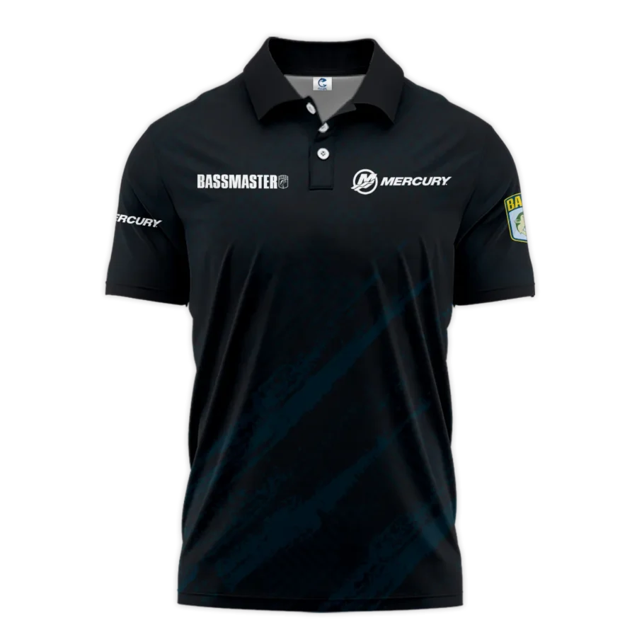 Short Polo Fishing Tournaments Sport Classic Polo Shirt Mercury Bassmaster Tournament Polo Shirt