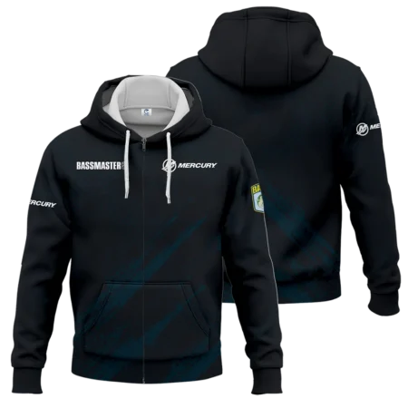 Zipper Hoodie Fishing Tournaments Sport Classic Hoodie Mercury Bassmaster Tournament Hoodie