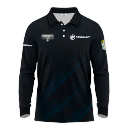 Long Polo Fishing Tournaments Sport Classic Polo Shirt Mercury Bassmaster Elite Tournament Polo Shirt