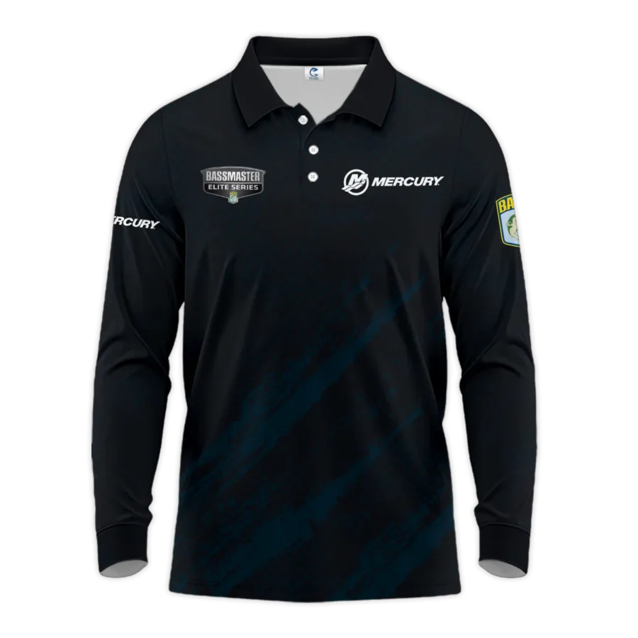 Long Polo Fishing Tournaments Sport Classic Polo Shirt Mercury Bassmaster Elite Tournament Polo Shirt