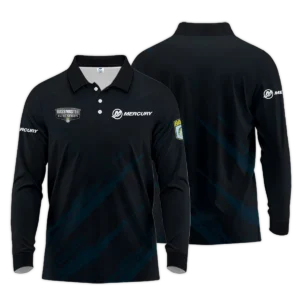 Zipper Polo Fishing Tournaments Sport Classic Polo Shirt Mercury Bassmaster Elite Tournament Polo Shirt