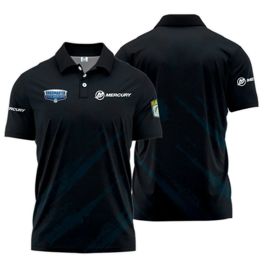 Short Polo Fishing Tournaments Sport Classic Polo Shirt Mercury B.A.S.S. Nation Tournament Polo Shirt