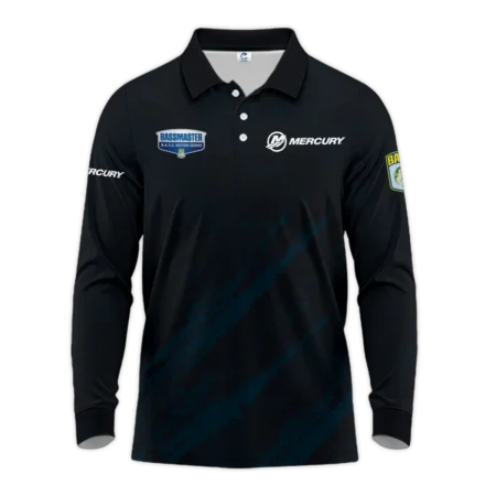 Long Polo Fishing Tournaments Sport Classic Polo Shirt Mercury B.A.S.S. Nation Tournament Polo Shirt