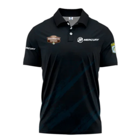 Short Polo Fishing Tournaments Sport Classic Polo Shirt Mercury Bassmaster Opens Tournament Polo Shirt