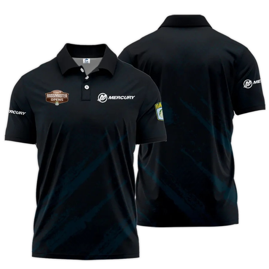 Short Polo Fishing Tournaments Sport Classic Polo Shirt Mercury Bassmaster Opens Tournament Polo Shirt