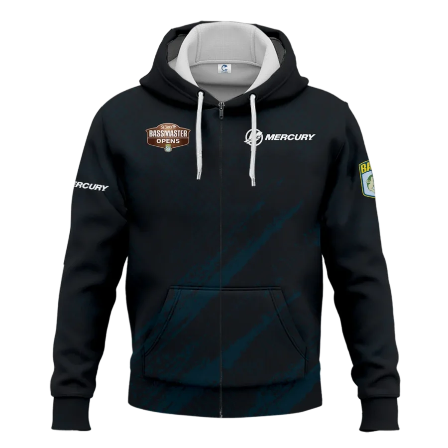 Zipper Hoodie Fishing Tournaments Sport Classic Hoodie Mercury Bassmaster Opens Tournament Hoodie