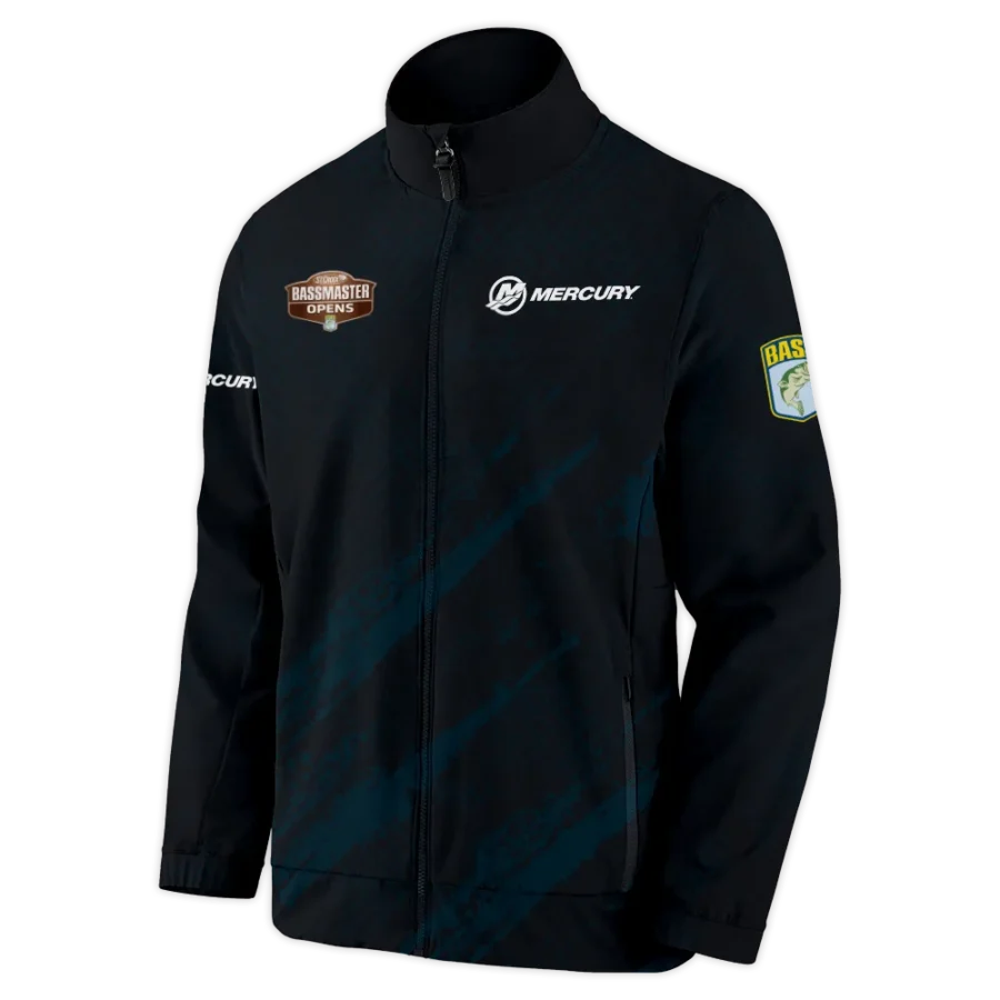 Fishing Tournaments Sport Classic Jacket Mercury Bassmaster Opens Tournament Stand Collar Jacket