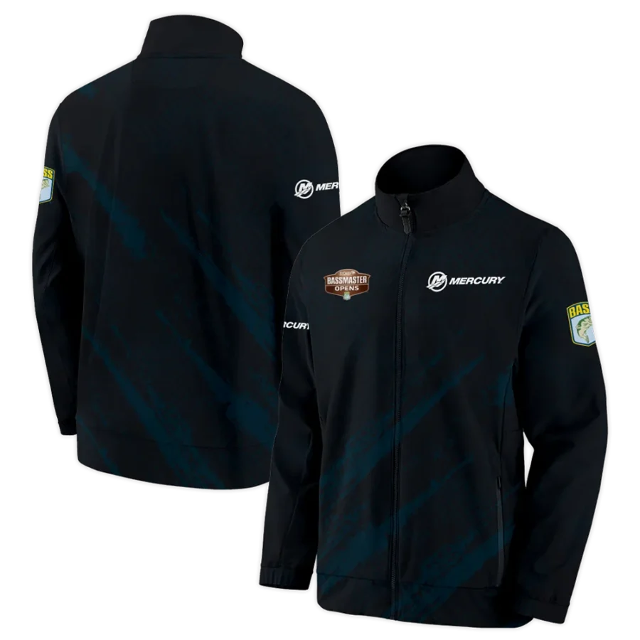 Fishing Tournaments Sport Classic Jacket Mercury Bassmaster Opens Tournament Stand Collar Jacket