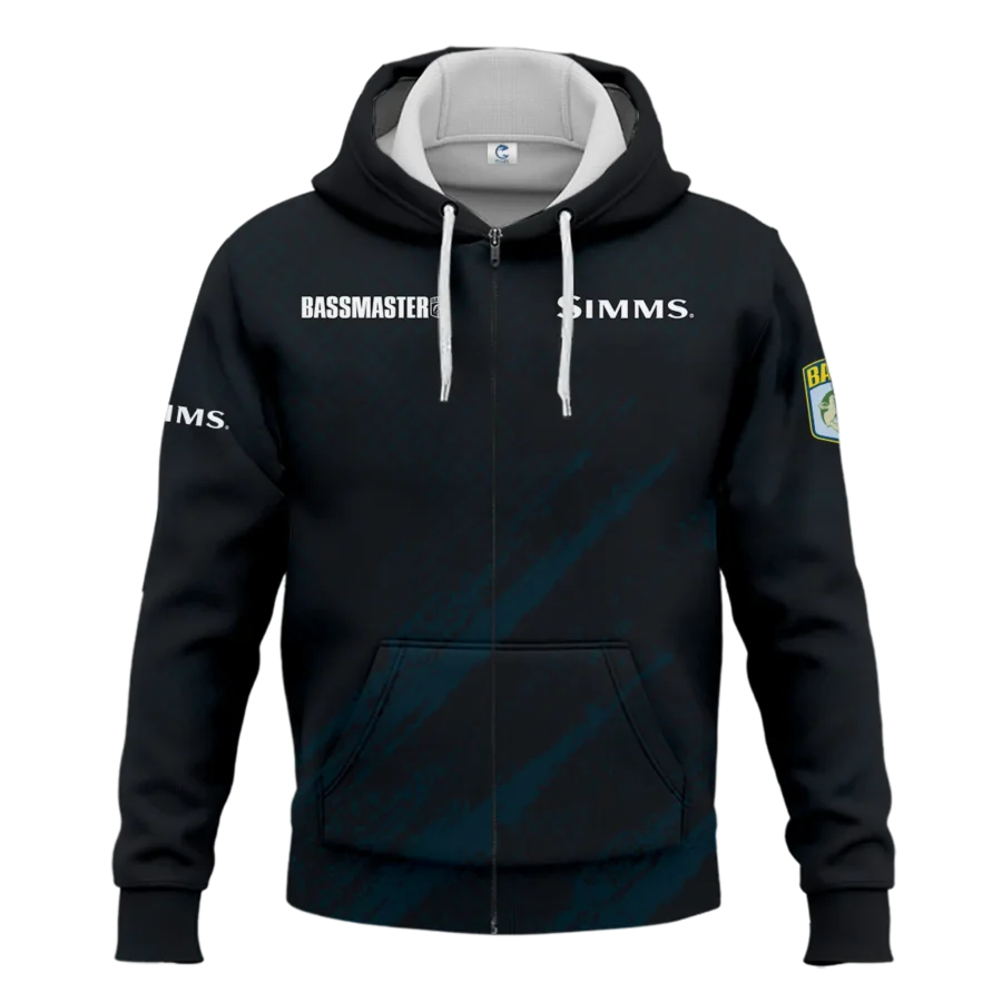 Zipper Hoodie Fishing Tournaments Sport Classic Hoodie Simms Bassmasters Tournament Hoodie