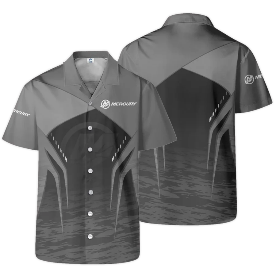 Fishing Tournaments Sport Classic Hawaiian Shirt Mercury Exclusive Logo Hawaiian Shirt