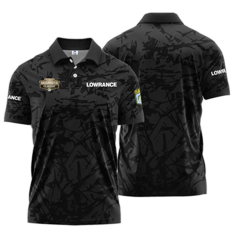 Short Polo Fishing Tournaments Sport Classic Polo Shirt Lowrance Bassmaster Tournament Polo Shirt