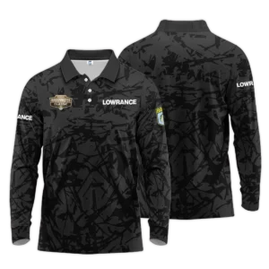 Zipper Polo Fishing Tournaments Sport Classic Polo Shirt Lowrance Bassmaster Tournament Polo Shirt