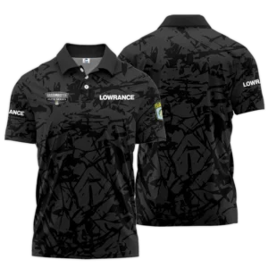 Zipper Polo Fishing Tournaments Sport Classic Polo Shirt Lowrance Bassmaster Elite Tournament Polo Shirt