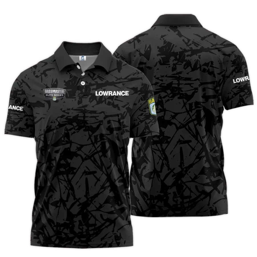 Short Polo Fishing Tournaments Sport Classic Polo Shirt Lowrance Bassmaster Elite Tournament Polo Shirt