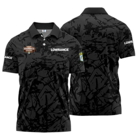 Short Polo Fishing Tournaments Sport Classic Polo Shirt Lowrance Bassmaster Opens Tournament Polo Shirt