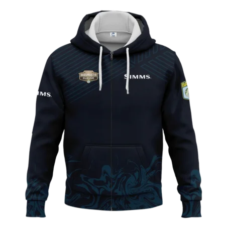 Zipper Hoodie Fishing Tournaments Sport Classic Hoodie Simms Bassmaster Tournament Hoodie