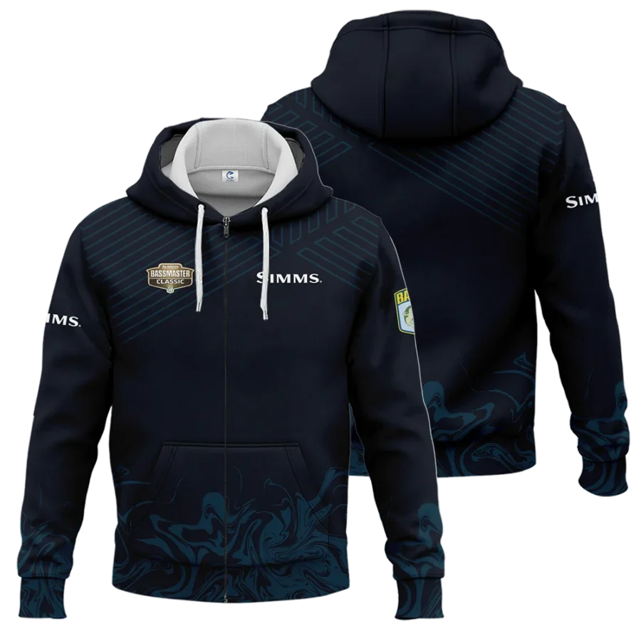 Zipper Hoodie Fishing Tournaments Sport Classic Hoodie Simms Bassmaster Tournament Hoodie