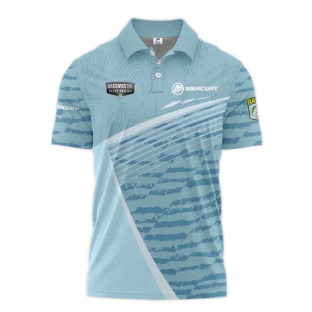 Short Polo Fishing Tournaments Sport Classic Polo Shirt Mercury Bassmaster Elite Tournament Polo Shirt