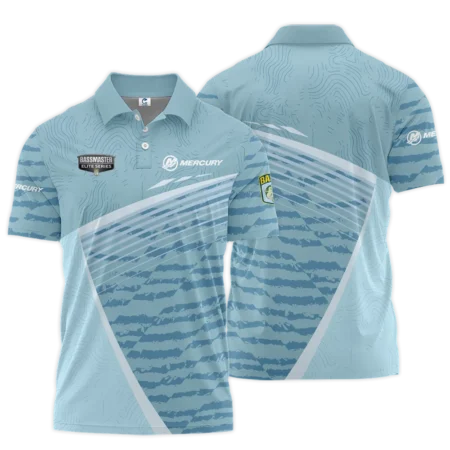 Short Polo Fishing Tournaments Sport Classic Polo Shirt Mercury Bassmaster Elite Tournament Polo Shirt