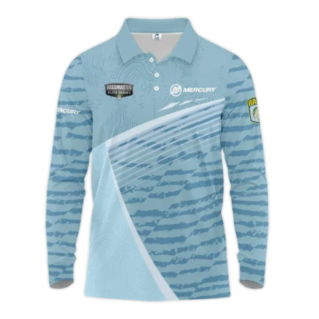 Long Polo Fishing Tournaments Sport Classic Polo Shirt Mercury Bassmaster Elite Tournament Polo Shirt