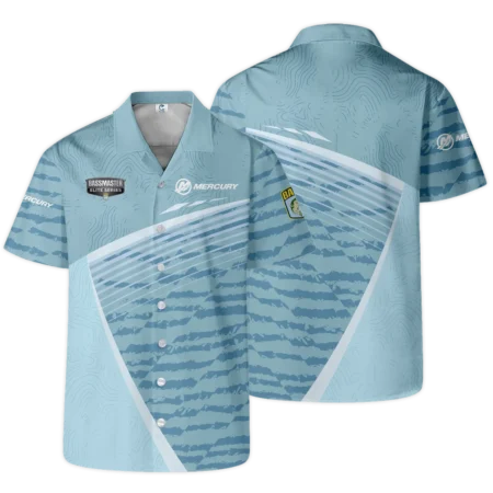 Fishing Tournaments Sport Classic Hawaiian Shirt Mercury Bassmaster Elite Tournament Hawaiian Shirt