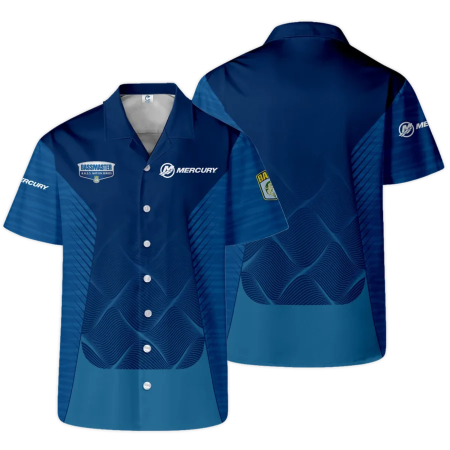 Fishing Tournaments Sport Classic Hawaiian Shirt Mercury B.A.S.S. Nation Tournament Hawaiian Shirt