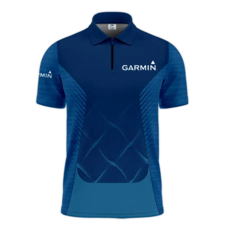 Zipper Polo Fishing Tournaments Sport Classic Polo Shirt Garmin Exclusive Logo Polo Shirt