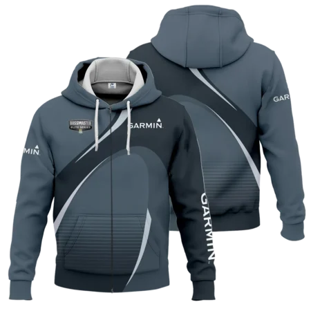 Zipper Hoodie Fishing Tournaments Sport Classic Hoodie Garmin Bassmaster Elite Tournament Hoodie