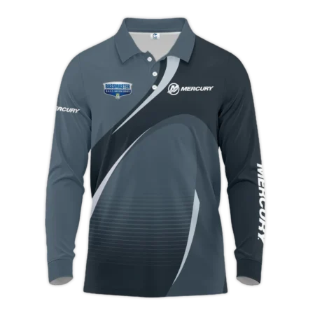 Long Polo Fishing Tournaments Sport Classic Polo Shirt Mercury B.A.S.S. Nation Tournament Polo Shirt