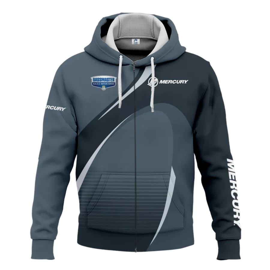 Zipper Hoodie Fishing Tournaments Sport Classic Hoodie Mercury B.A.S.S. Nation Tournament Hoodie