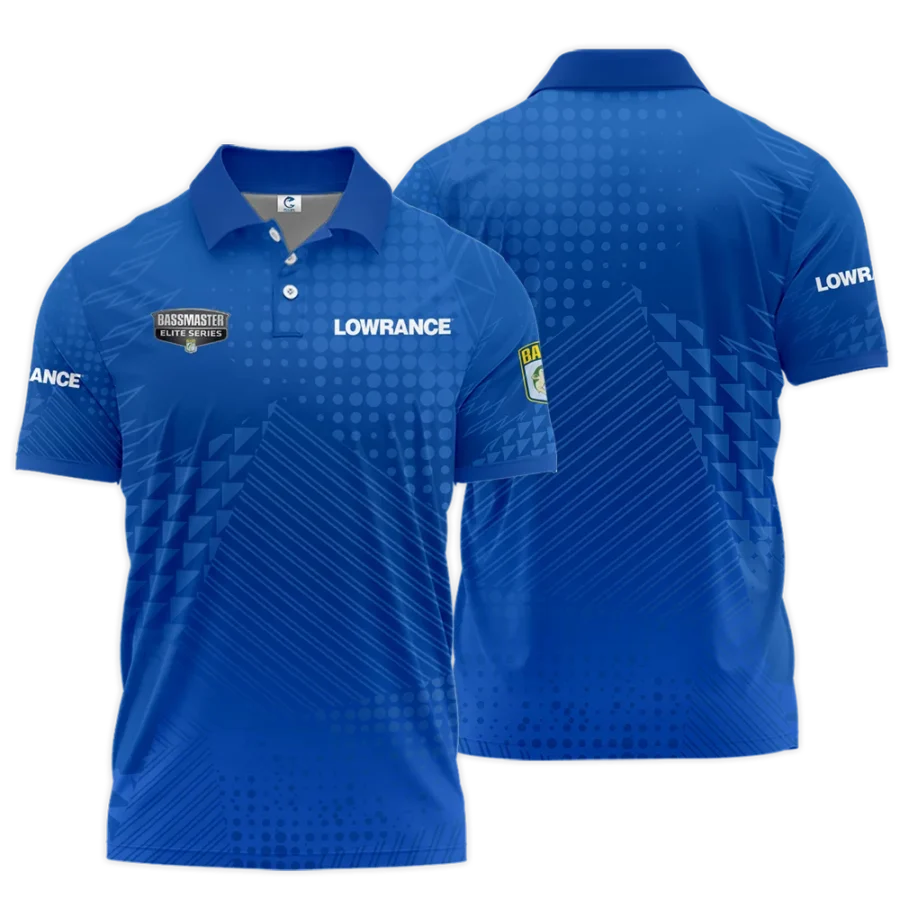 Short Polo Fishing Tournaments Sport Classic Polo Shirt Lowrance Bassmaster Elite Tournament Polo Shirt