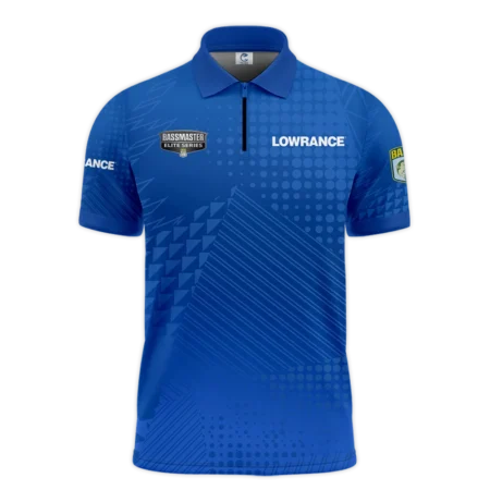 Zipper Polo Fishing Tournaments Sport Classic Polo Shirt Lowrance Bassmaster Elite Tournament Polo Shirt