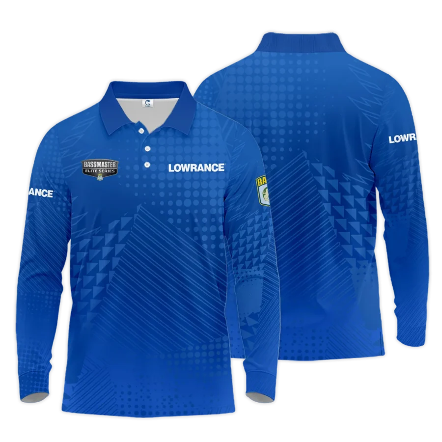 Long Polo Fishing Tournaments Sport Classic Polo Shirt Lowrance Bassmaster Elite Tournament Polo Shirt