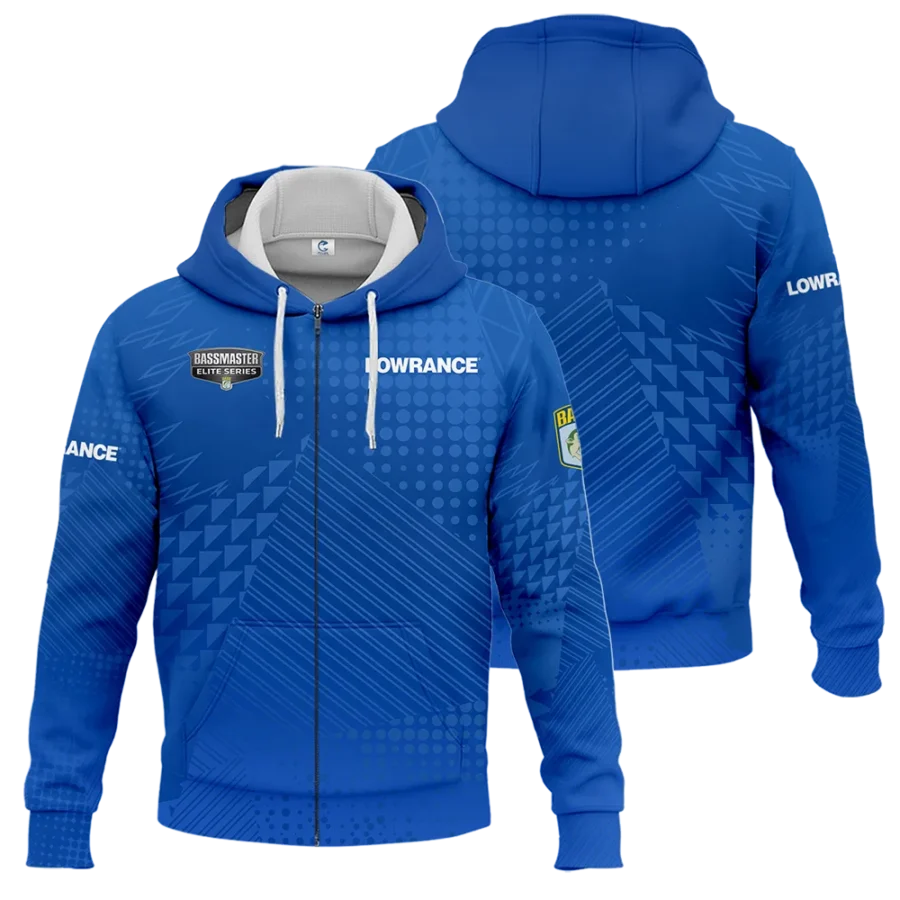 Zipper Hoodie Fishing Tournaments Sport Classic Hoodie Lowrance Bassmaster Elite Tournament Hoodie