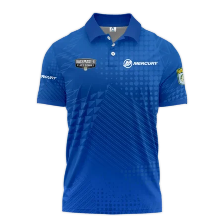 Short Polo Fishing Tournaments Sport Classic Polo Shirt Mercury Bassmaster Elite Tournament Polo Shirt