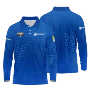 Zipper Polo Fishing Tournaments Sport Classic Polo Shirt Mercury Bassmaster Elite Tournament Polo Shirt