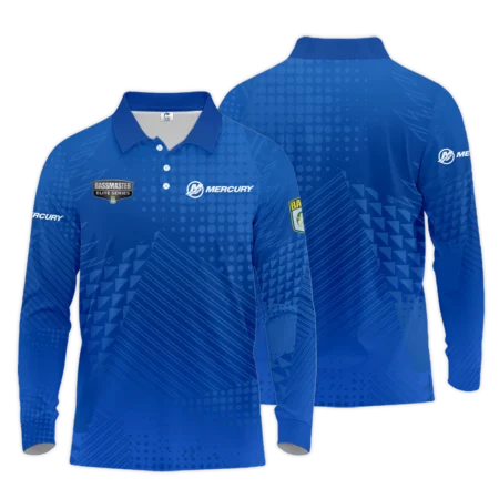 Long Polo Fishing Tournaments Sport Classic Polo Shirt Mercury Bassmaster Elite Tournament Polo Shirt