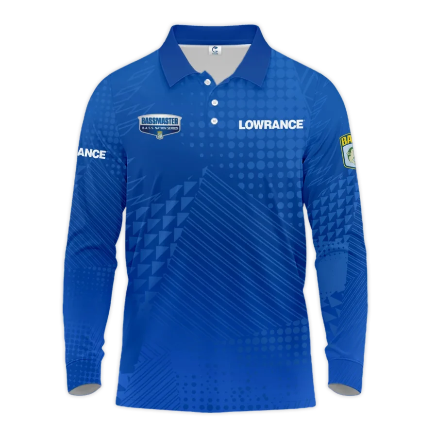 Long Polo Fishing Tournaments Sport Classic Polo Shirt Lowrance B.A.S.S. Nation Tournament Polo Shirt