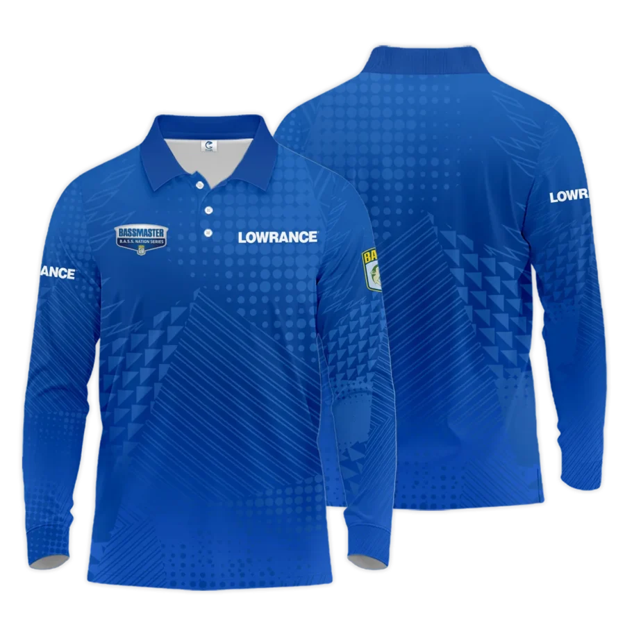 Long Polo Fishing Tournaments Sport Classic Polo Shirt Lowrance B.A.S.S. Nation Tournament Polo Shirt