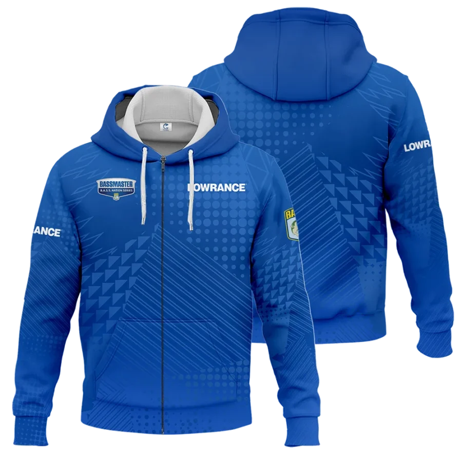 Zipper Hoodie Fishing Tournaments Sport Classic Hoodie Lowrance B.A.S.S. Nation Tournament Hoodie