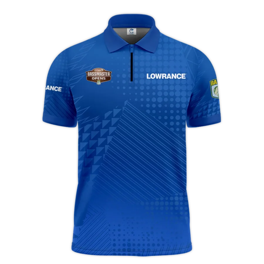 Zipper Polo Fishing Tournaments Sport Classic Polo Shirt Lowrance Bassmaster Opens Tournament Polo Shirt