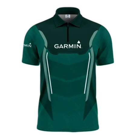 Zipper Polo Fishing Tournaments Sport Classic Polo Shirt Garmin Exclusive Logo Polo Shirt