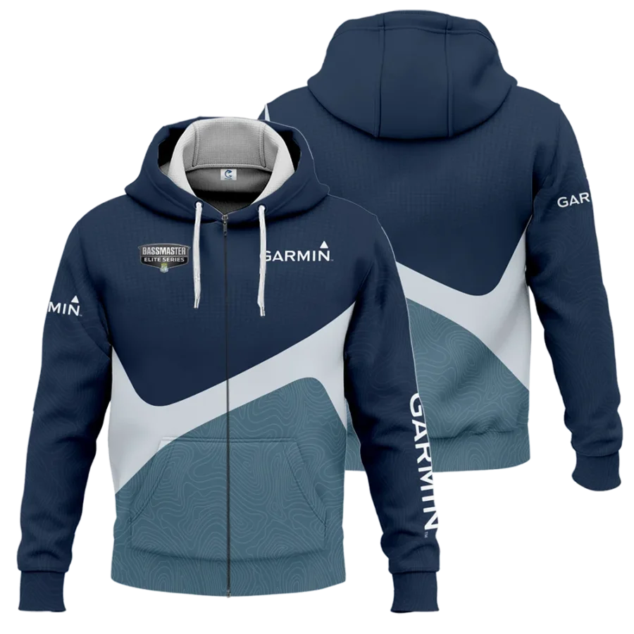 Zipper Hoodie Fishing Tournaments Sport Classic Hoodie Garmin Bassmaster Elite Tournament Hoodie